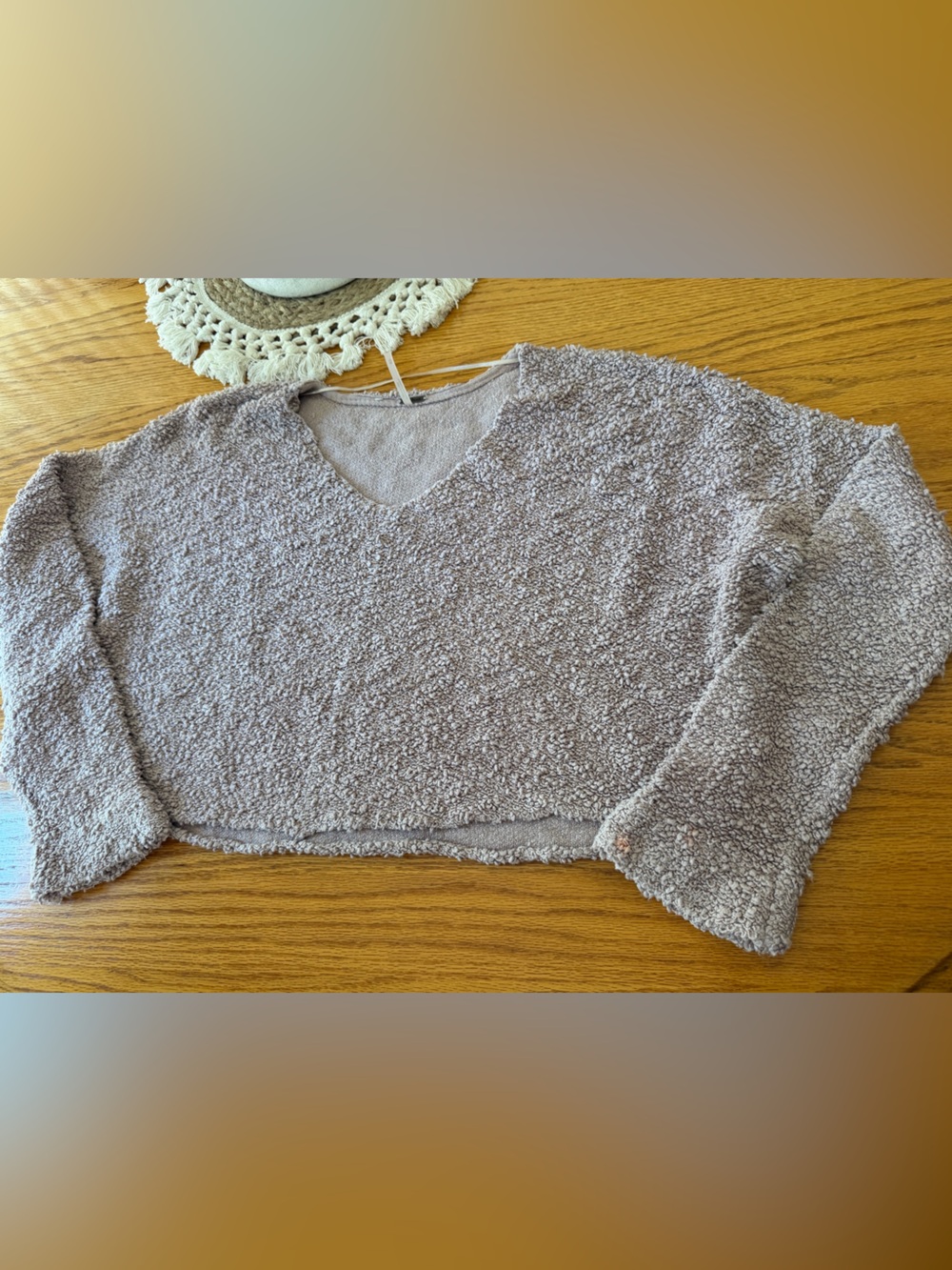 Free People Cropped Sweater size Medium